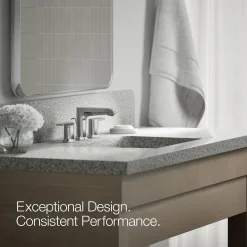 Widespread bathroom sink faucet, 1.2 gpm