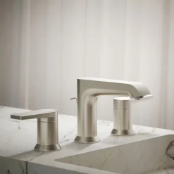 Widespread bathroom sink faucet, 1.2 gpm