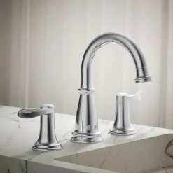 Widespread bathroom sink faucet, 1.2 gpm