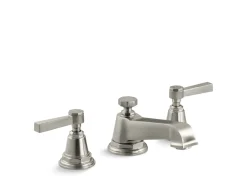 Widespread bathroom sink faucet with Lever handles, 1.2 gpm
