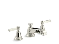 Widespread bathroom sink faucet with Lever handles, 1.2 gpm