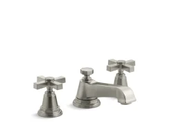Widespread bathroom sink faucet with Cross handles, 1.2 gpm