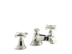 Widespread bathroom sink faucet with Cross handles, 1.2 gpm