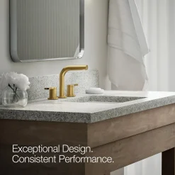 Widespread bathroom sink faucet, 1.2 gpm