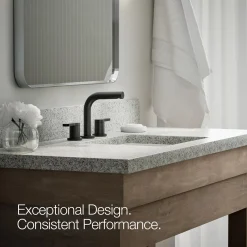 Widespread bathroom sink faucet, 1.2 gpm