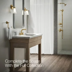 Widespread bathroom sink faucet, 1.2 gpm