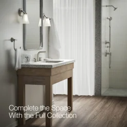 Widespread bathroom sink faucet, 1.2 gpm