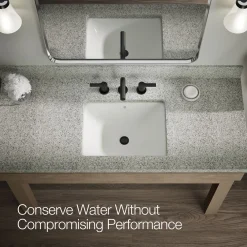 Widespread bathroom sink faucet, 1.2 gpm
