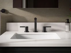 Widespread bathroom sink faucet, 1.2 gpm