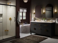 Widespread bathroom sink faucet, 1.2 gpm