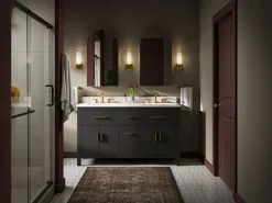 Widespread bathroom sink faucet, 1.2 gpm