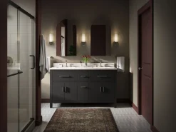 Widespread bathroom sink faucet, 1.2 gpm