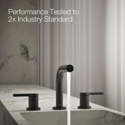 Widespread bathroom sink faucet, 1.2 gpm