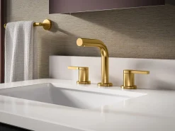 Widespread bathroom sink faucet, 1.2 gpm