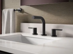 Widespread bathroom sink faucet, 1.2 gpm