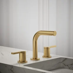 Widespread bathroom sink faucet, 1.2 gpm