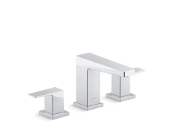Widespread bathroom sink faucet, 0.5 gpm
