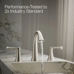 Widespread bathroom sink faucet, 1.2 gpm