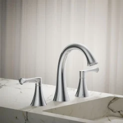 Widespread bathroom sink faucet, 1.2 gpm