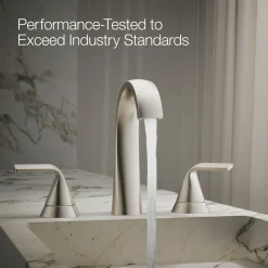 Widespread bathroom sink faucet, 1.2 gpm