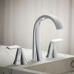 Widespread bathroom sink faucet, 1.2 gpm