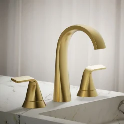 Widespread bathroom sink faucet, 1.2 gpm