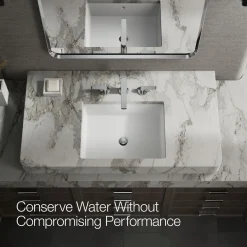 Widespread bathroom sink faucet, 1.2 gpm