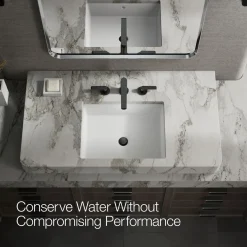 Widespread bathroom sink faucet, 1.2 gpm