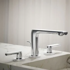 Widespread bathroom sink faucet, 1.2 gpm