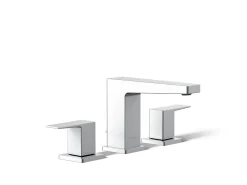 Widespread bathroom sink faucet, 0.5 gpm