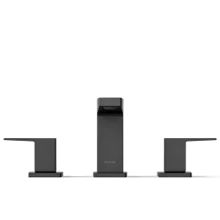 Widespread bathroom sink faucet, 0.5 gpm