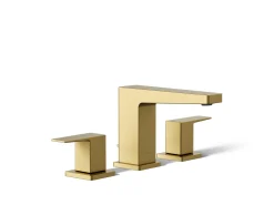 Widespread bathroom sink faucet, 0.5 gpm