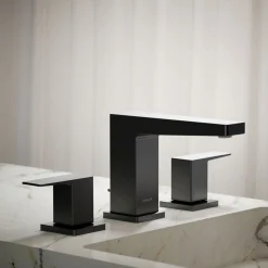 Widespread bathroom sink faucet, 0.5 gpm
