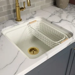 Wire sink basket for Audrine kitchen sink