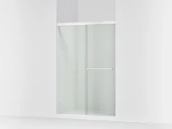 44-5/8"-47-5/8" W x 70" H bypass shower door with 5/16"-thick Crystal Clear glass