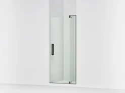 27-5/16"-31-1/8" W x 70" H pivot shower door with 1/4"-thick Crystal Clear glass