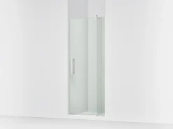 27-5/16"-31-1/8" W x 74" H pivot shower door with 5/16"-thick Crystal Clear glass