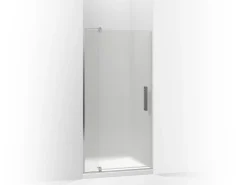 31-1/8"-36" W x 70" H pivot shower door with 5/16"-thick Frosted glass