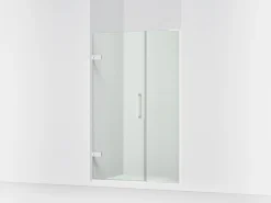 45-1/4"-46" W x 71-3/4" H pivot shower door with 3/8"-thick Crystal Clear glass