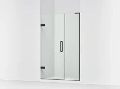 45-1/4"-46" W x 71-3/4" H pivot shower door with 3/8"-thick Crystal Clear glass