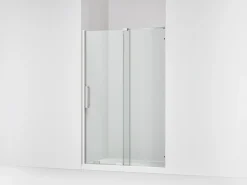 43-3/4"-47-3/4" W x 71-3/4" H sliding shower door with 5/16"-thick Crystal Clear glass