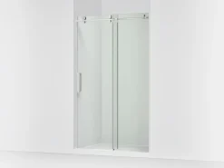 44-1/8"-47-7/8" W x 78" H sliding shower door with 3/8"-thick Crystal Clear glass