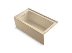 60" x 32" alcove bath, left drain