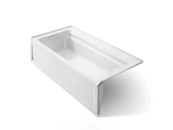 72" x 36" alcove bath, left drain