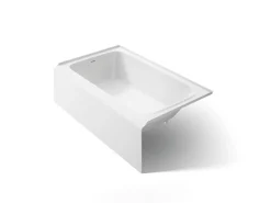60" x 36" alcove bath, left drain
