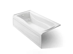 72" x 36" alcove bath, left drain