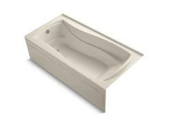 72" x 36" alcove bath, left drain