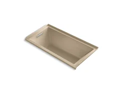 60" x 30" alcove bath, left drain