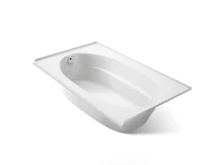72" x 42" alcove bath, left drain