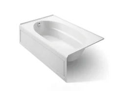72" x 42" alcove bath, left drain